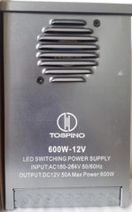 Nguồn DC ngoài trời TOSPINO 12V 600W đổ keo chống nước