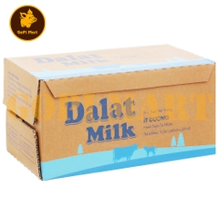 Sữa tươi tiệt trùng DalatMilk ít đường bịch 220ml