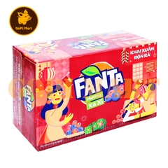 Nước ngọt Fanta hương xá xị lon 330ml