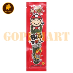 Snack rong biển nướng giòn vị cay Tao Kae Noi Big Roll gói 3g