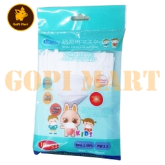 Khẩu trang y tế trẻ em Kim Sora túi 10 cái (Màu trắng)