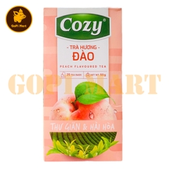 Trà Cozy hương đào hộp 50g (25 gói x 2g)