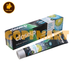 Kem đánh răng Closeup trắng răng tự nhiên Muối biển detox hộp 180g