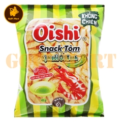 Snack tôm vị muối ớt xanh Oishi gói 35g