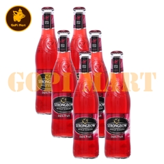 Nước táo lên men vị dâu đen Strongbow chai 330ml