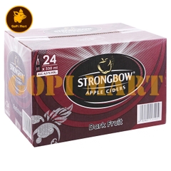 Nước táo lên men vị dâu đen Strongbow chai 330ml
