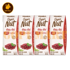 Sữa đậu nành đậu đỏ Vinamilk Super Nut hộp 180ml