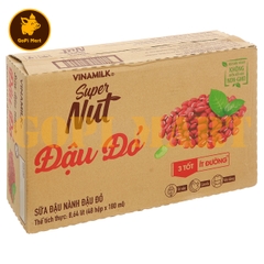 Sữa đậu nành đậu đỏ Vinamilk Super Nut hộp 180ml