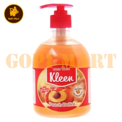 Nước rửa tay Kleen hương đào chai 500ml