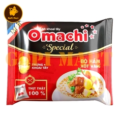Mì khoai tây Omachi Special bò hầm xốt vang gói 92g (có gói thịt thật)