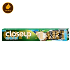 Kem đánh răng Closeup trắng răng tự nhiên than hoạt tính Detox hộp 180g