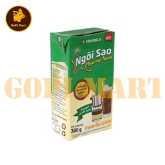 Sữa đặc Ngôi sao phương Nam xanh lá hộp giấy 380g