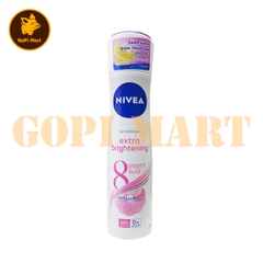 Xịt ngăn mùi nữ Nivea trắng mịn mờ vết thâm 150ml