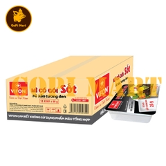 Mì xào tương đen Vifon khay 90g (gói sốt tương đen 25g)