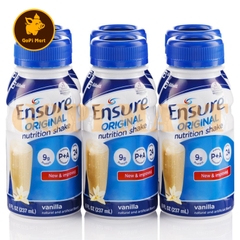 Thực phẩm dinh dưỡng Ensure dạng lỏng hương Vani chai 237ml