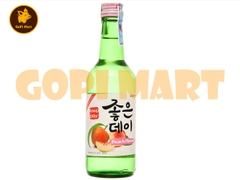 [NB] Rượu SOJU Good Day vị đào 13.5% chai 360ml