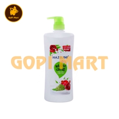 HAZELINE sữa tắm dưỡng sáng matcha lựu đỏ chai lớn
