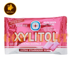 Kẹo gum không đường Xylitol Dâu 11,6g