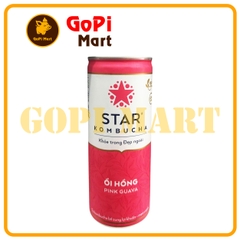 Nước trái cây lên men Kombucha vị ổi hồng