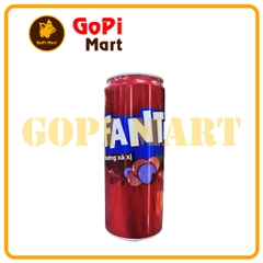 Nước ngọt Fanta hương xá xị lon 330ml