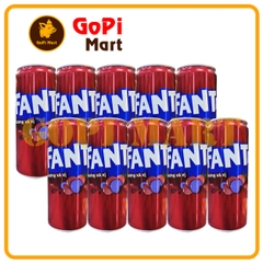 Nước ngọt Fanta hương xá xị lon 330ml