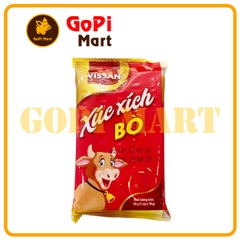 Xúc xích bò tiệt trùng Vissan gói 90g (5 cây 18g)