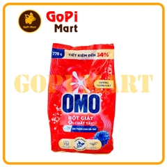 OMO Bột Giặt Đỏ 770g