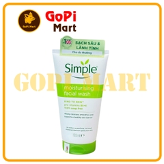 Sữa rửa mặt Simple dưỡng ẩm cho da thường 150ml