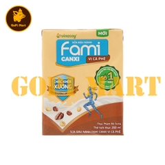 Sữa đậu nành Fami canxi vị cà phê 200ml