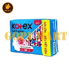 Băng Vệ Sinh Kotex Khô Thoáng Siêu Mỏng Cánh 23cm -20 miếng