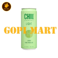 Nước trái cây lên men Chill Cocktail vị chanh lon 330ml