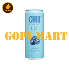 Nước trái cây lên men Chill Cocktail vị việt quất lon 330ml