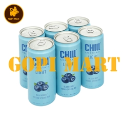 Nước trái cây lên men Chill Cocktail vị việt quất lon 330ml