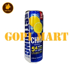 Nước trái cây lên men Chill Cocktail vị chanh Tequila Sparkling lon 330ml
