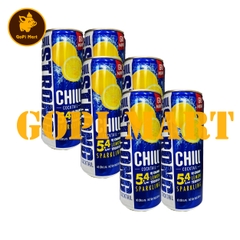 Nước trái cây lên men Chill Cocktail vị chanh Tequila Sparkling lon 330ml
