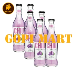 [TH] Nước trái cây lên men Chill Cocktail vị nho chai 275ml