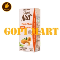 Sữa đậu nành hạnh nhân Vinamilk Super Nut hộp 180ml