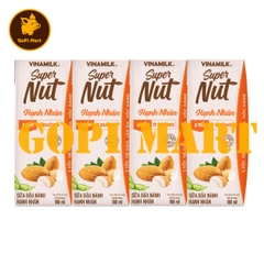 Sữa đậu nành hạnh nhân Vinamilk Super Nut hộp 180ml