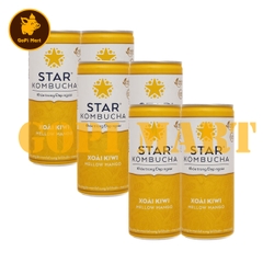 Nước trái cây lên men Kombucha vị xoài kiwi