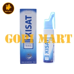 [TH] Dung dịch vệ sinh mũi nước biển sâu XISAT người lớn chai 75ml