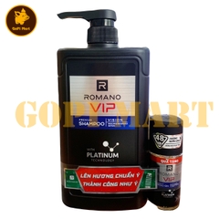 Dầu gội nước hoa cao cấp ROMANO VIP VISION 650g