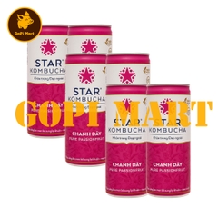 Nước trái cây lên men Kombucha vị chanh dây