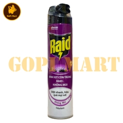 Bình xịt côn trùng Raid không mùi 520ml