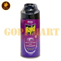 Bình xịt côn trùng Raid hương lavender 300ml