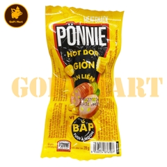 Ponnie hotdog giòn ăn liền vị bắp 28g
