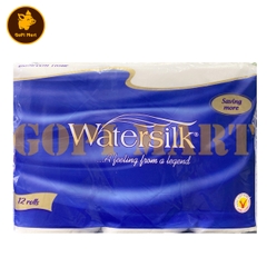 Giấy vệ sinh không lõi Watersilk gói (12cuộn, 3lớp)
