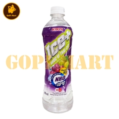 Nước trái cây Ice+ vị nho xanh chai 490ml