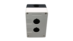 Hộp điều khiển hai lỗ trắng