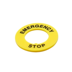 Biển cảnh báo vòng tròn dừng 40mm