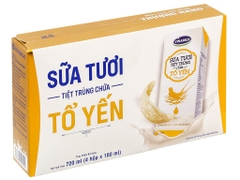 Lốc 4 hộp sữa tươi tiệt trùng chứa tổ yến Vinamilk 180ml